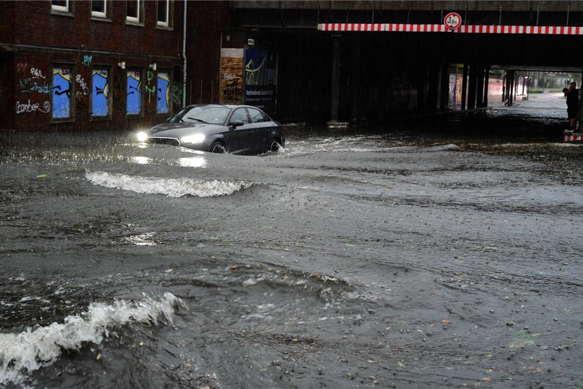 Why the train station underpass floods