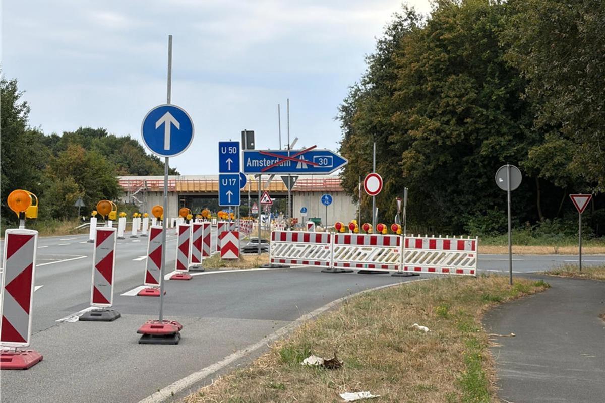 A30 Rheine: Bauarbeiten und Sperrungen