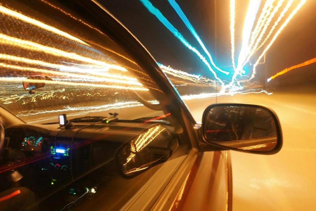 At over 136 km/h on the ring road